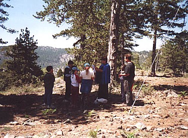 nature walk in Troodos