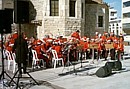 The Larnaka Municipal Band play carols