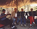 Recorder playing at Troodos camp
