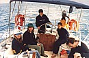Sailing with friends