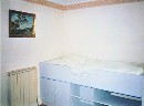 Tim's bed in the UK