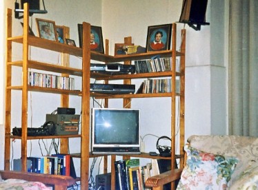 Our living room with new TV unit