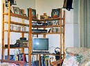 Our living room, with pine TV unit