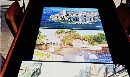 Completed jigsaws