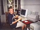 Daniel at the computer