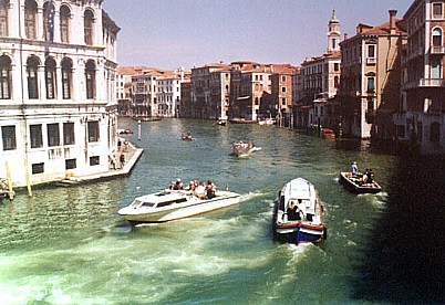 Gondolas in Venice