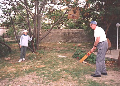 Cricket in the garden
