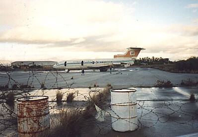 Aeroplane in the Nicosia buffer area
