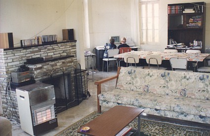 our dining room, now furnished