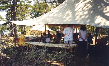 Rocky Point camp-site at Troodos